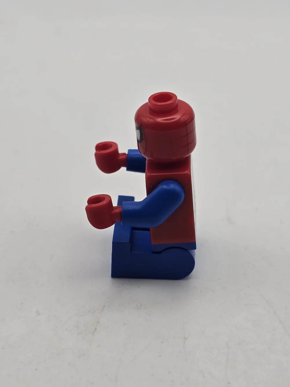 LEGO Minifigure Spider-Man Metallic Blue Eye Highlights sh536 Super Heroes